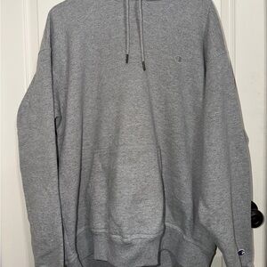 Champion White and Blue Athletic Wear Label